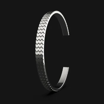 Pulsera Textura Zigzag